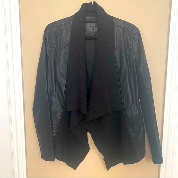Blank NYC Leather & Knit Jacket - Picture 2 of 10